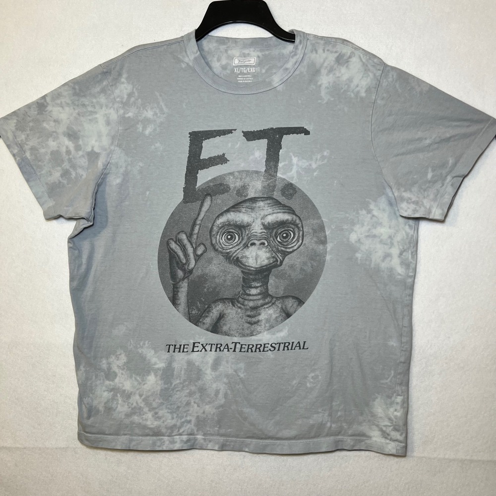 American Eagle ET The Extra-Terrestrial 80s Nostalgia Tie Dye Graphic T-Shirt XL